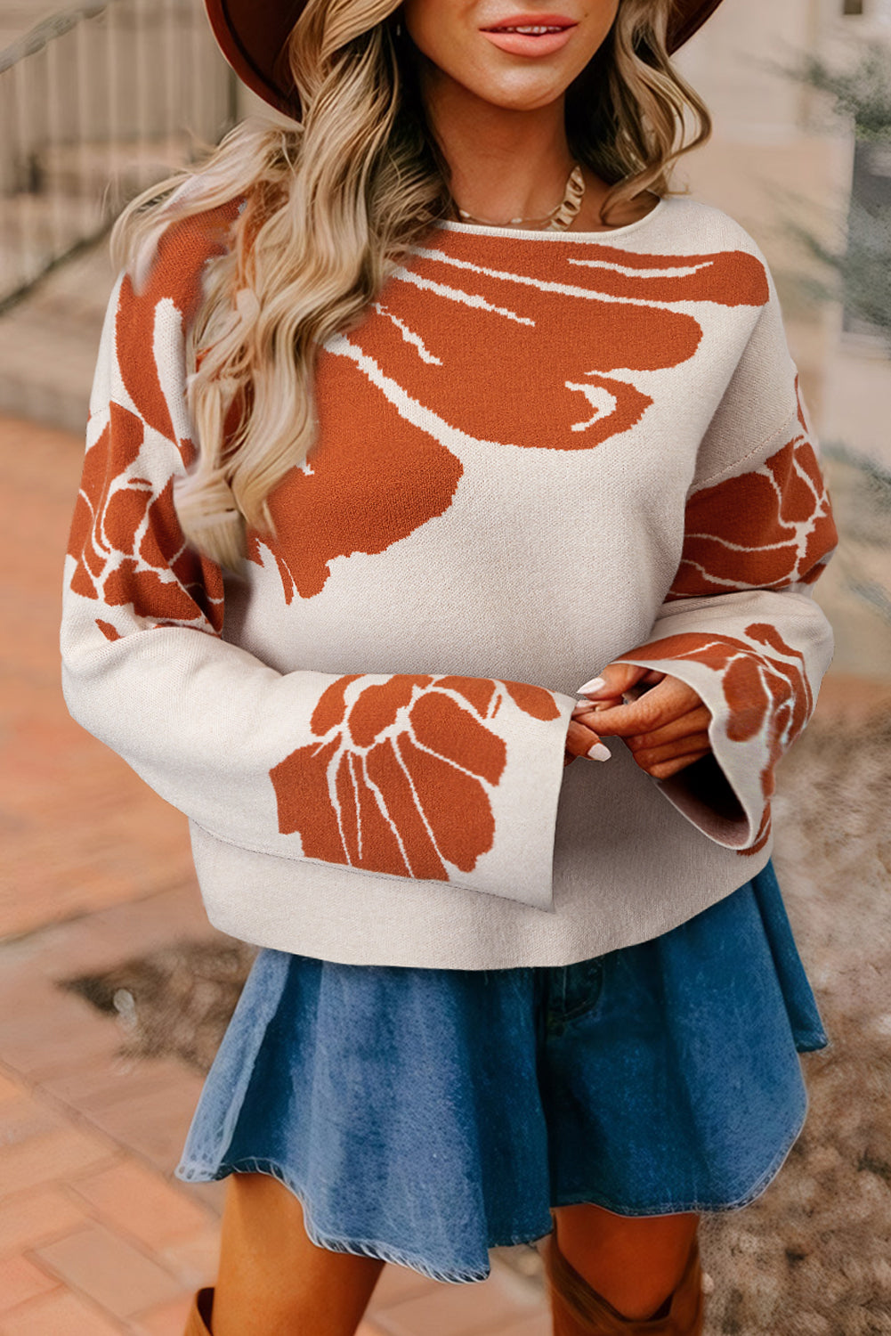 flower sweater