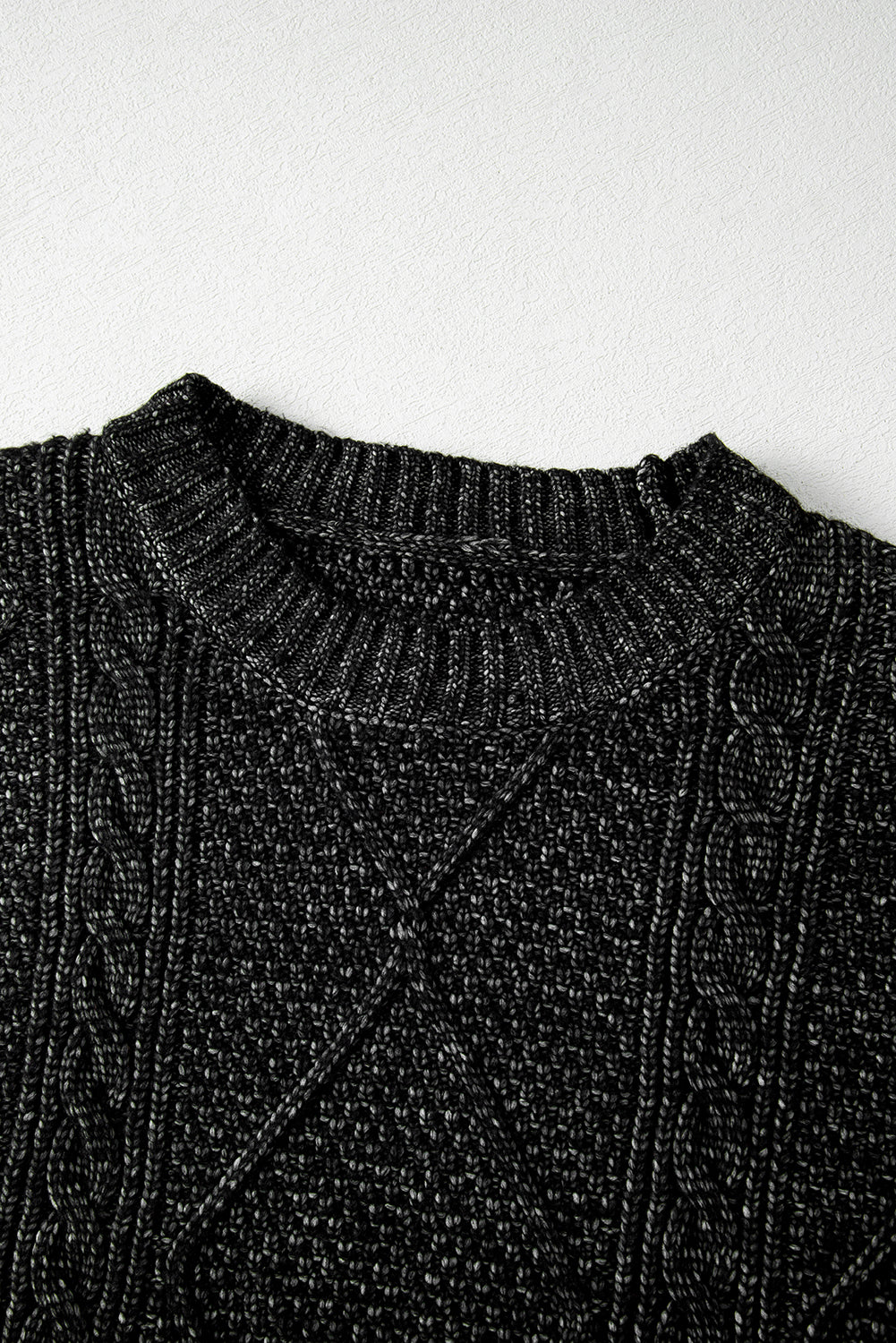 black knit dress