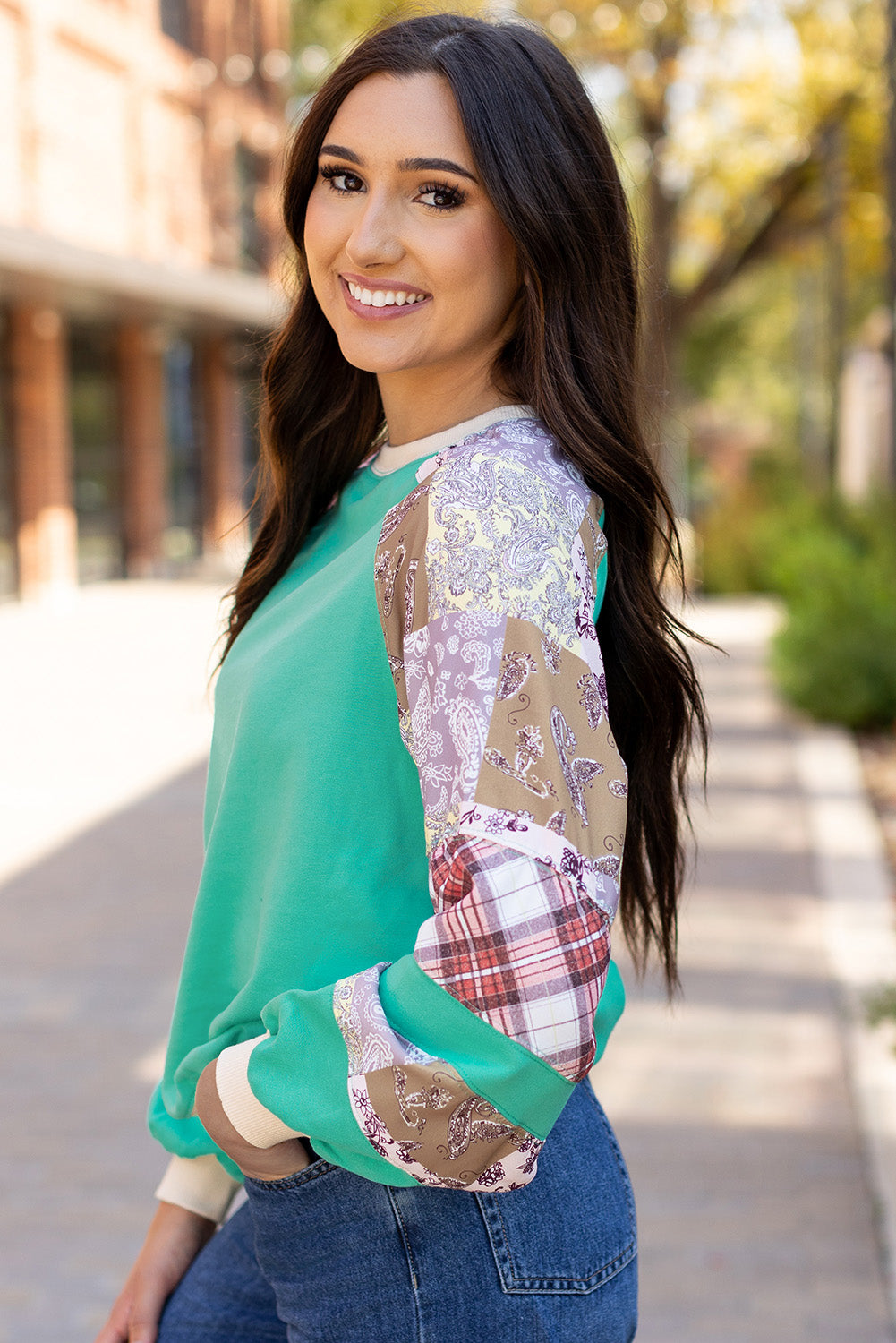 raglan top womens