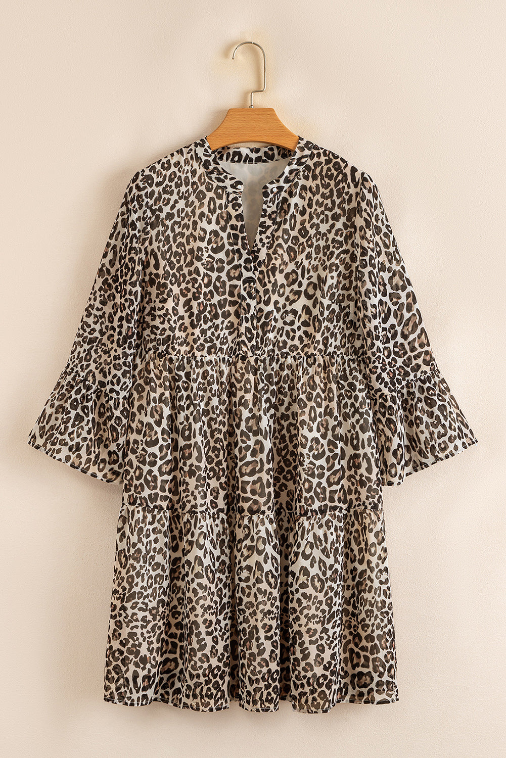 leopard swing dress