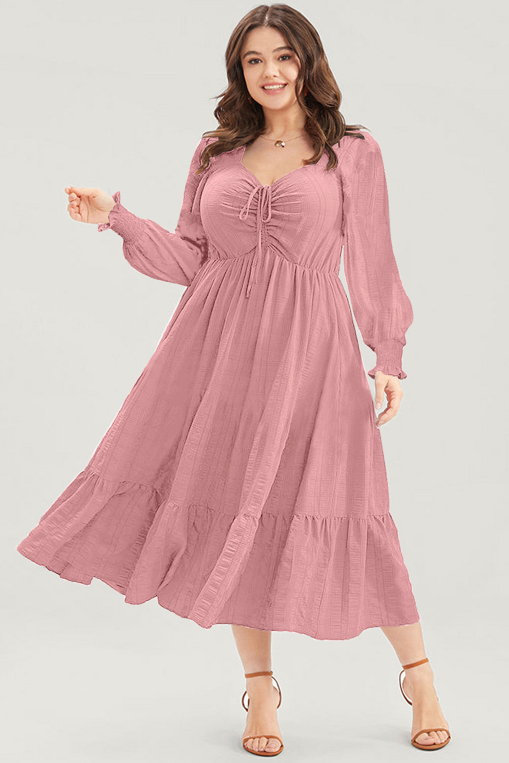 plus size midi dress