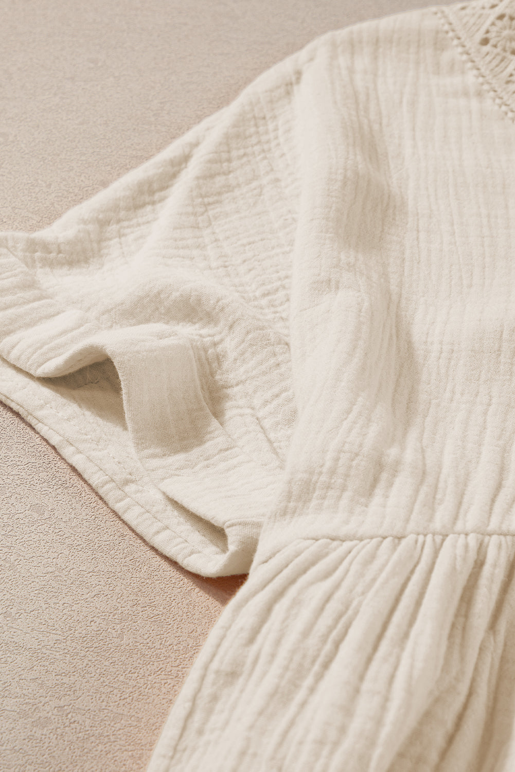 Solid V-Neck Short Sleeve Mini Dress