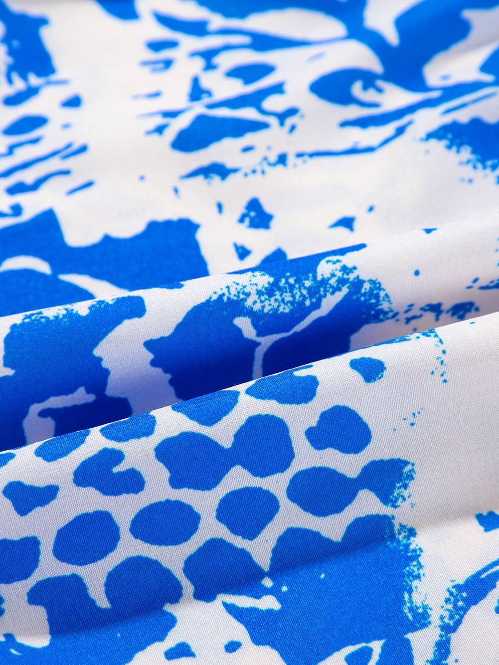 Elegant White Floral Printed V-Neck Ruffle Sleeve Mini Dress