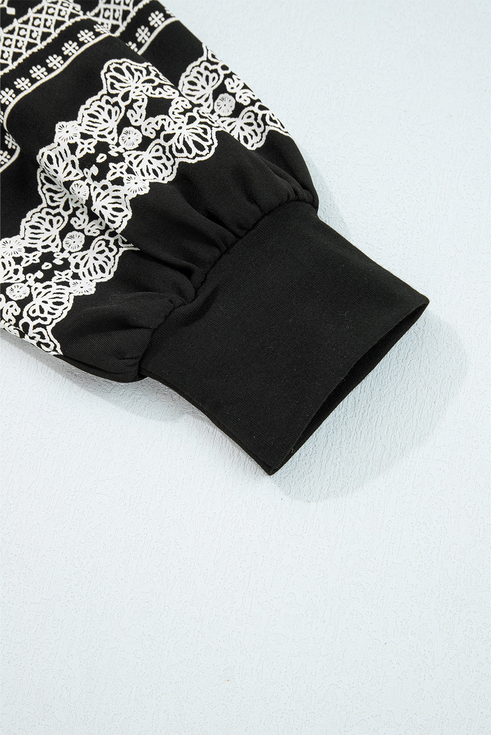 black long sleeve top