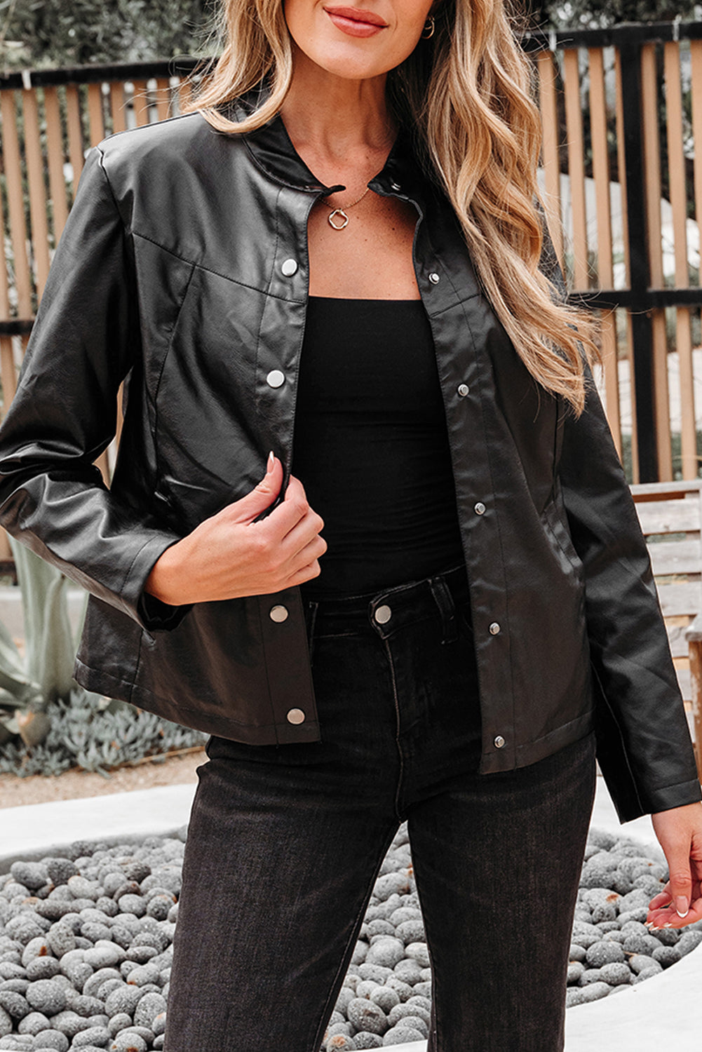 black boxy jacket