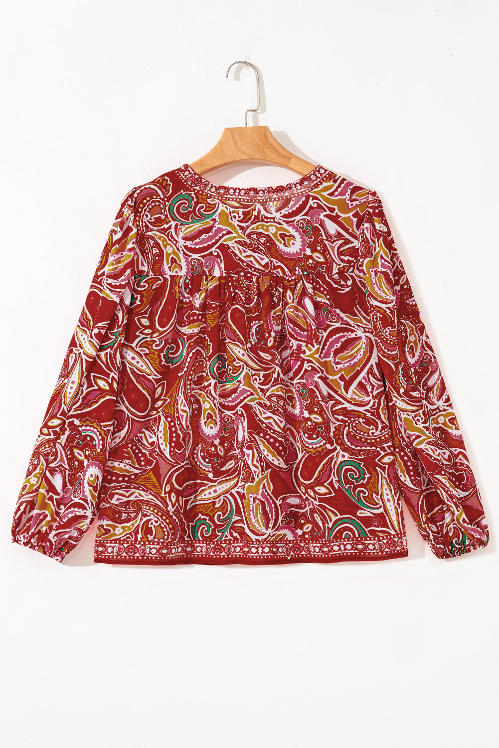 paisley print blouse