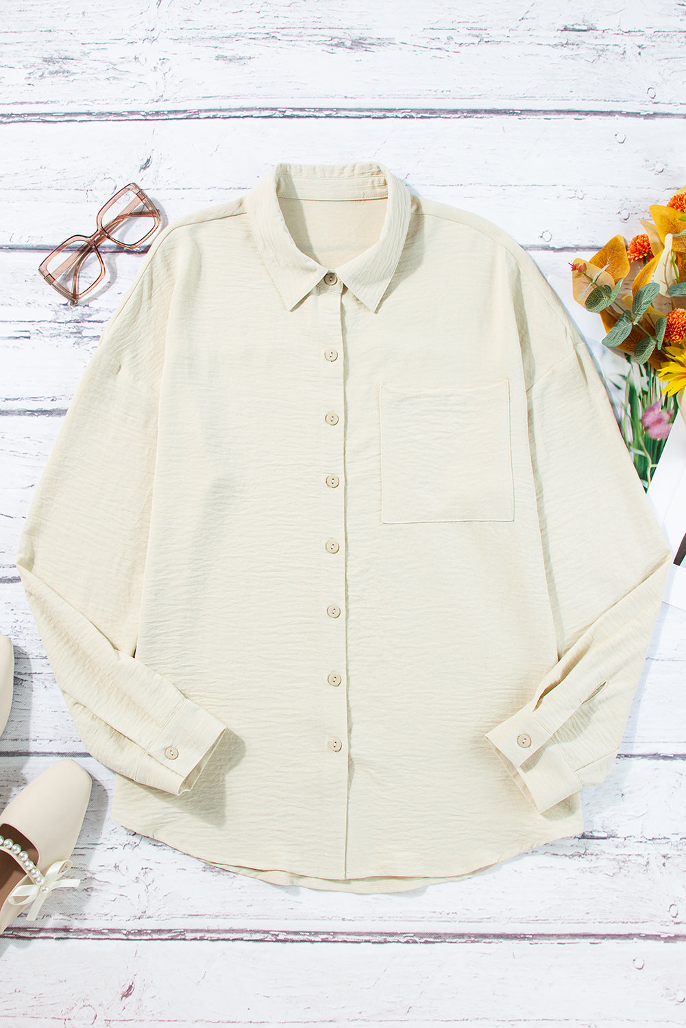 pure color shirt