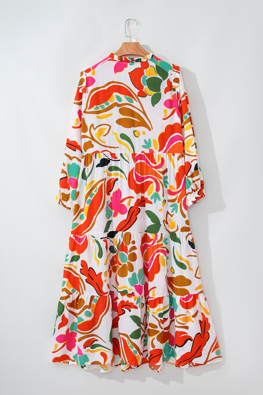 floral plus size dress