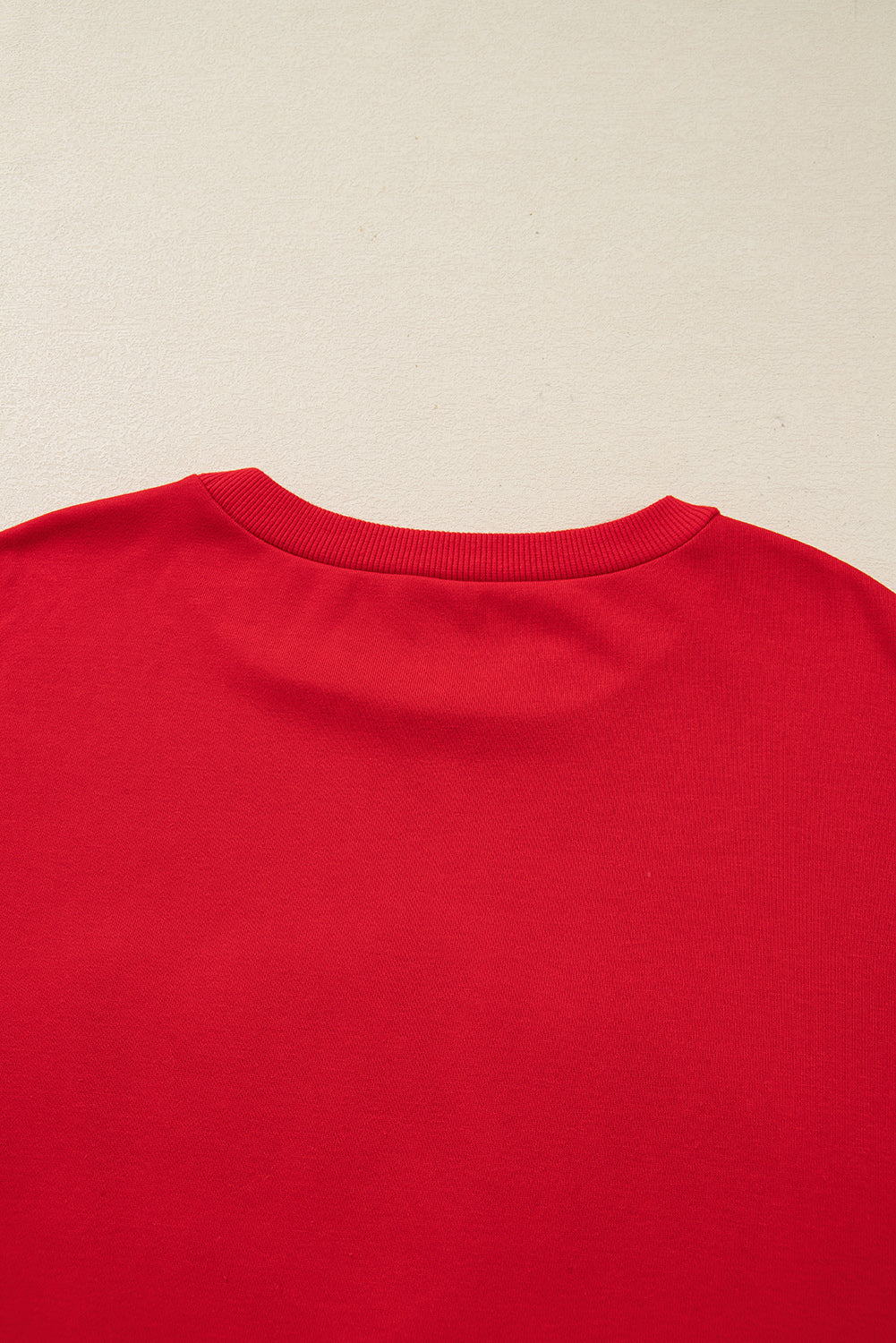 Fiery Red Merry Script Holiday Christmas Graphic Sweatshirt