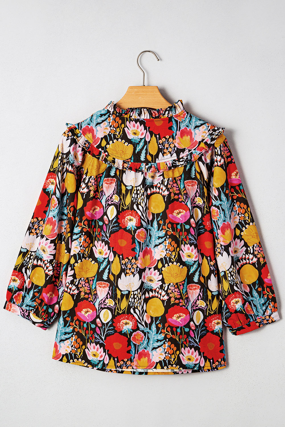 3 4 puff sleeve blouse