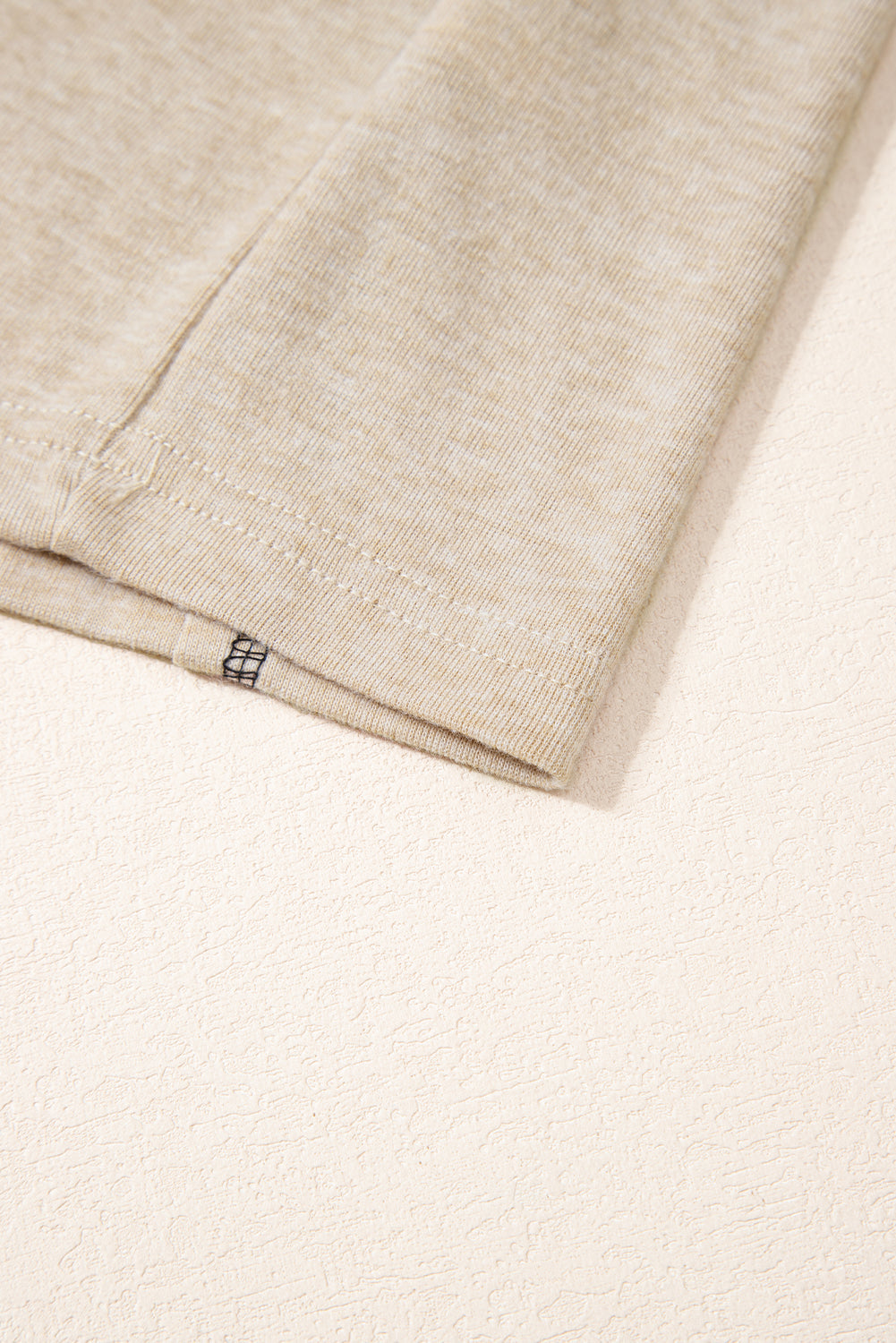 Khaki Leopard Serape Patchwork Stitched Pullover Blouse