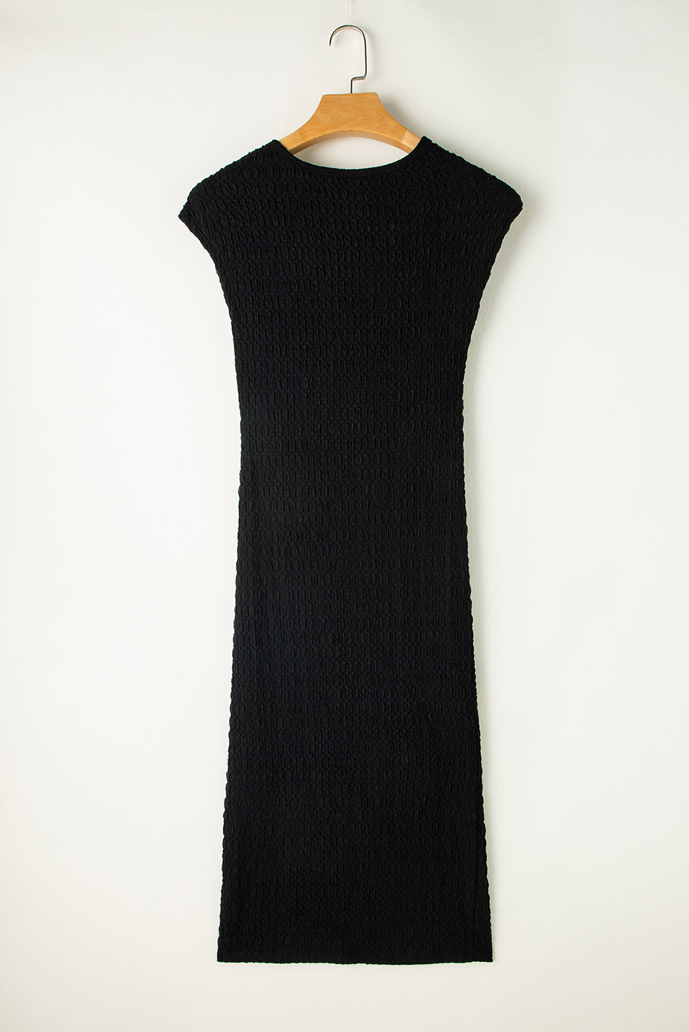 Simple Solid Long Sleeve Knit Dress