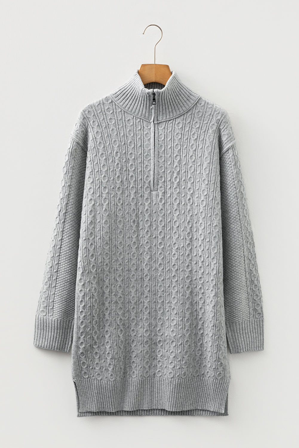 cable knit sweater dress