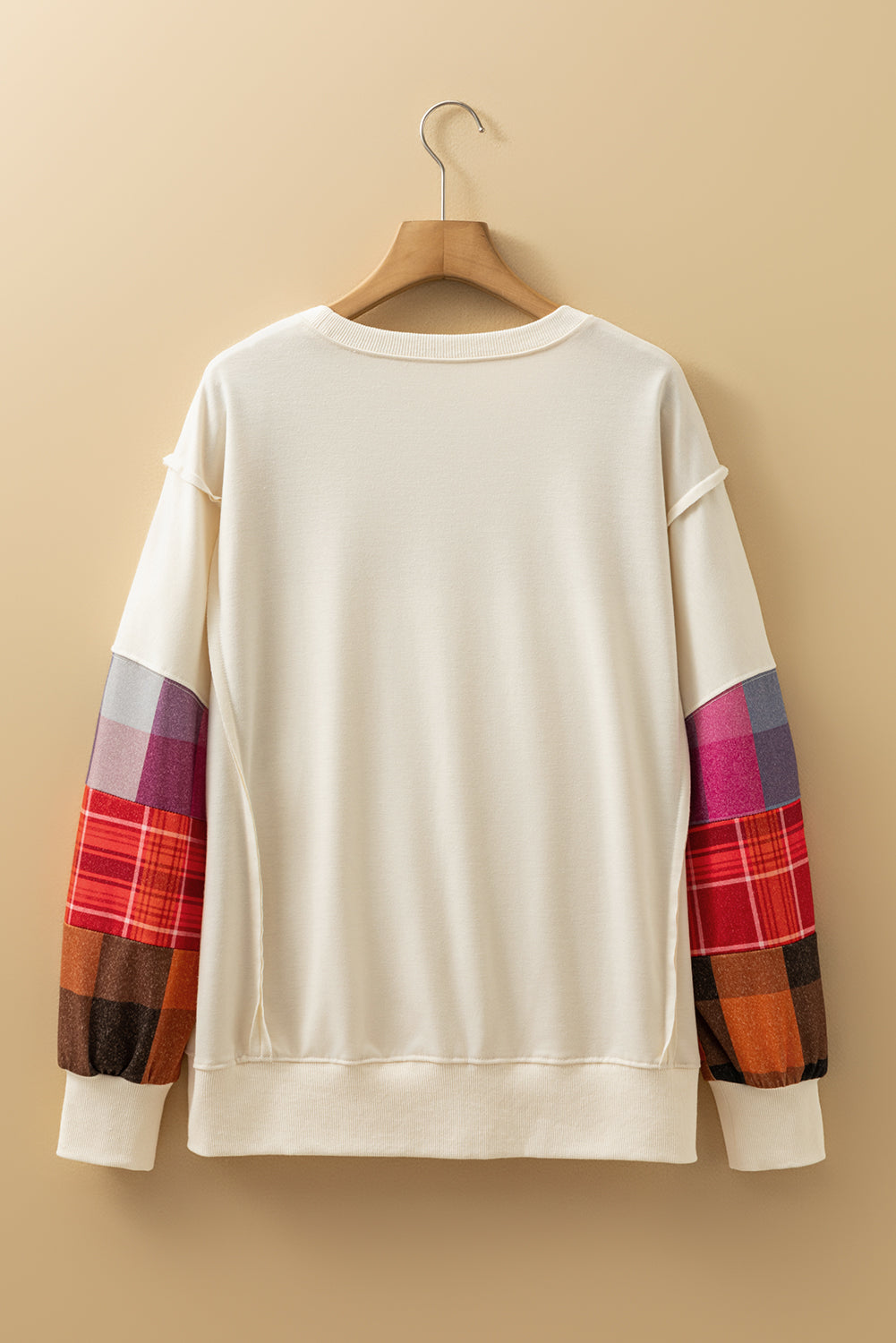 exposed seam patchwork top