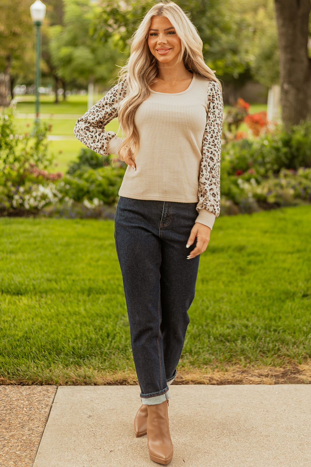 ribbed knit top