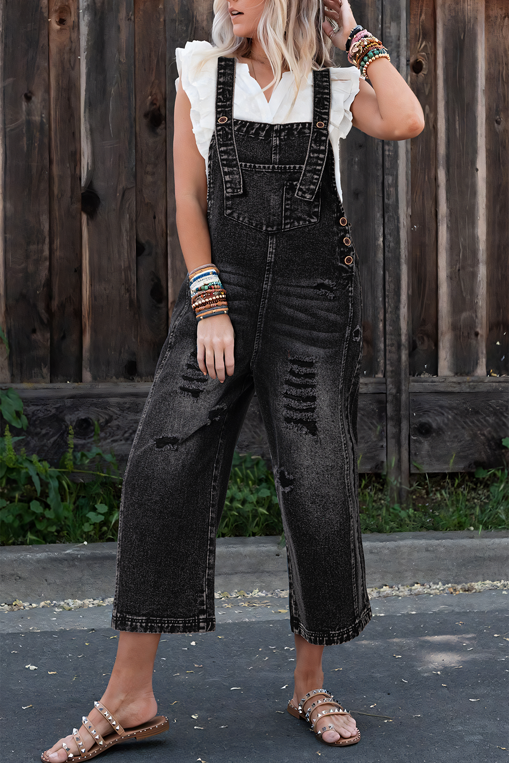 denim overalls for women