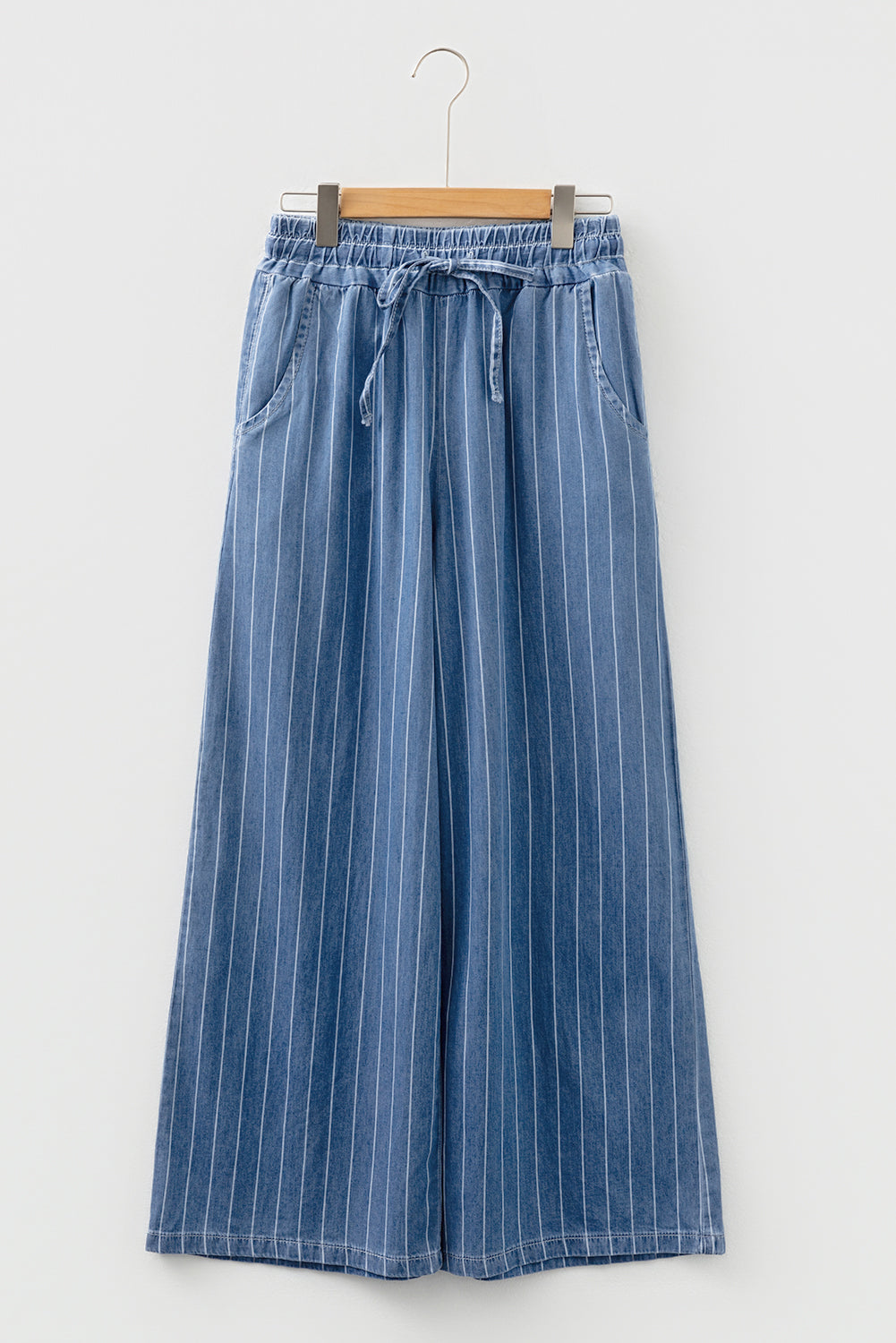 striped print pants