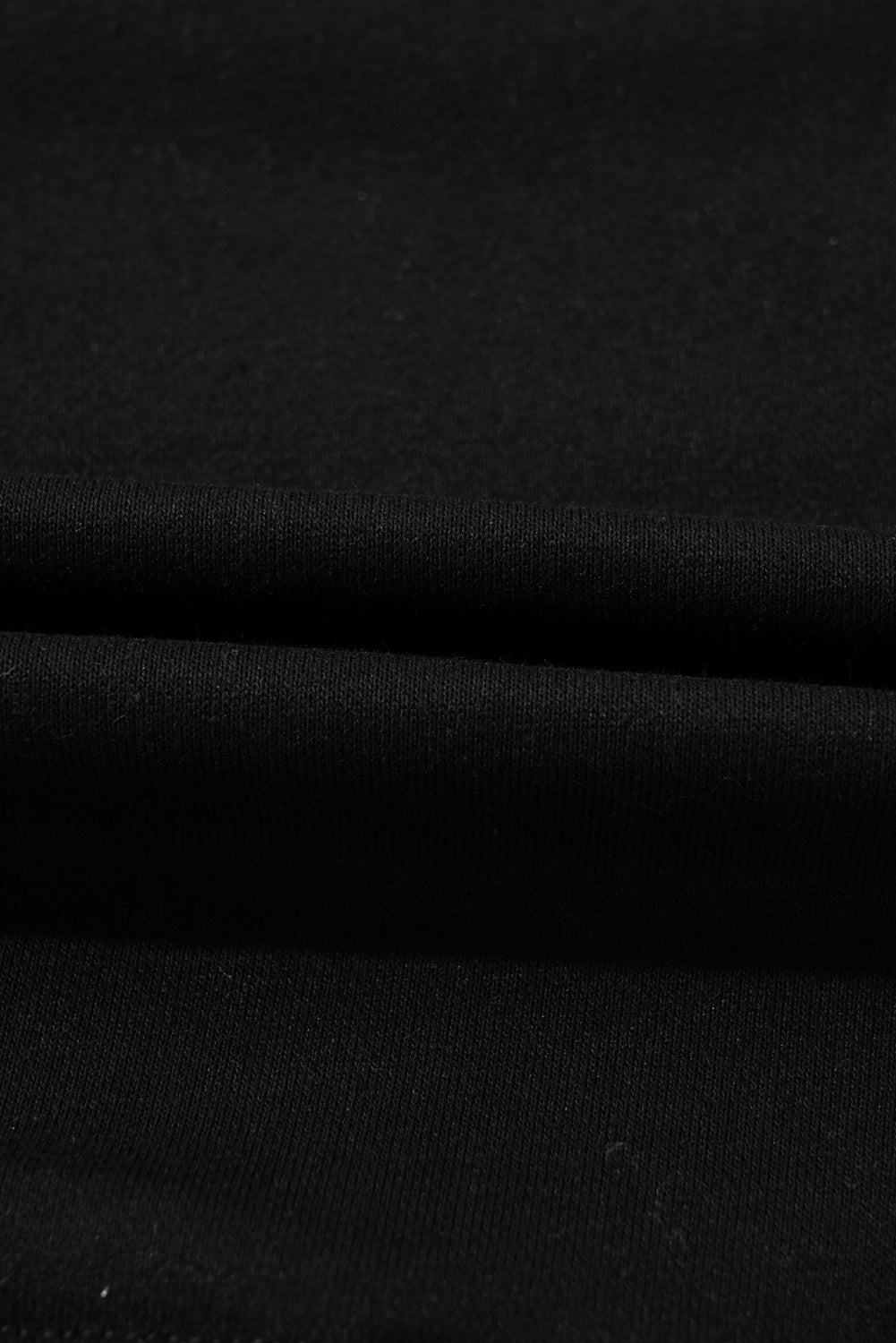 Black Rainbow Colorblock Striped Pullover Sweatshirt