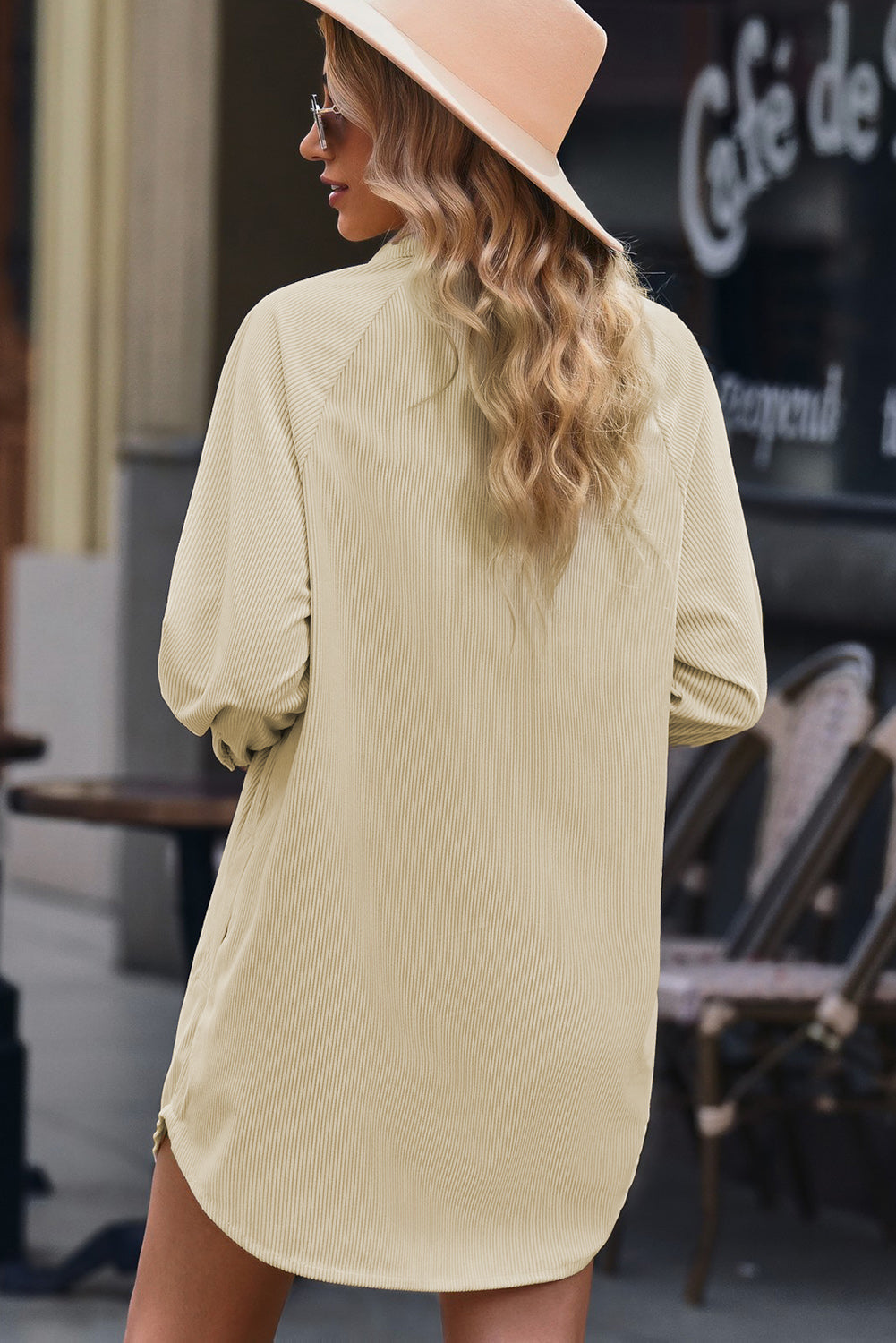 corduroy mini dress