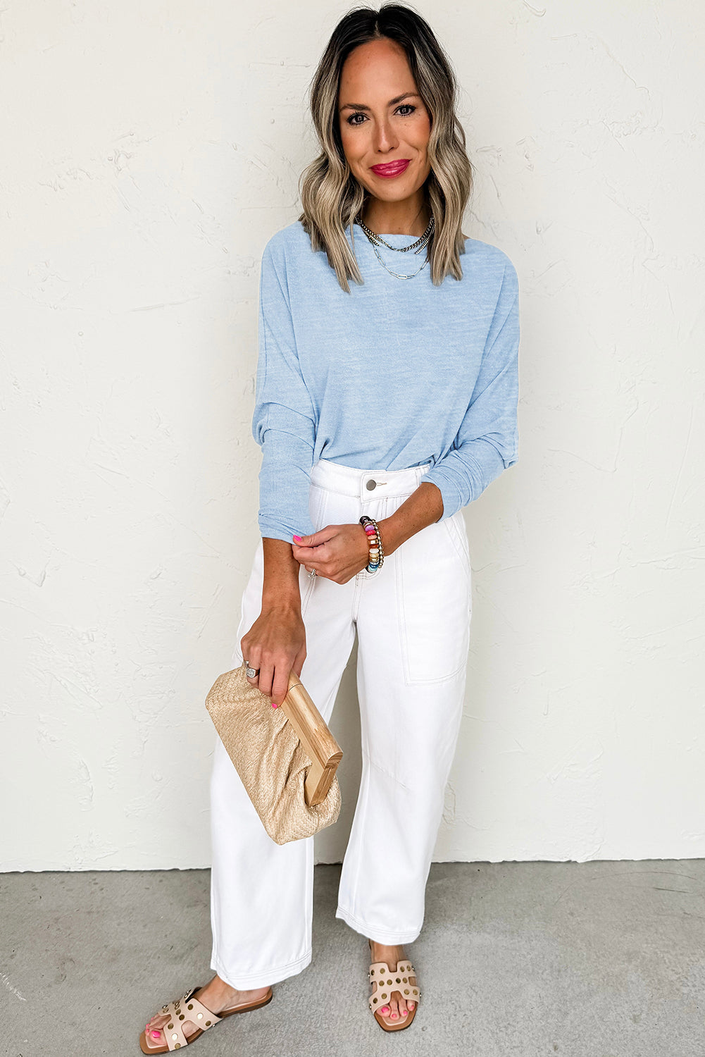 solid color womens tops