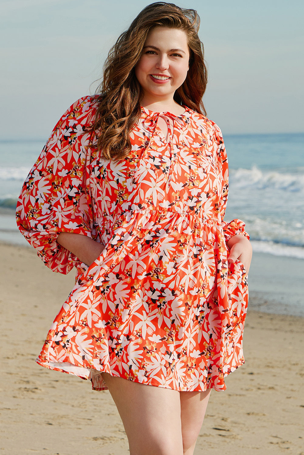womens plus size floral dresses