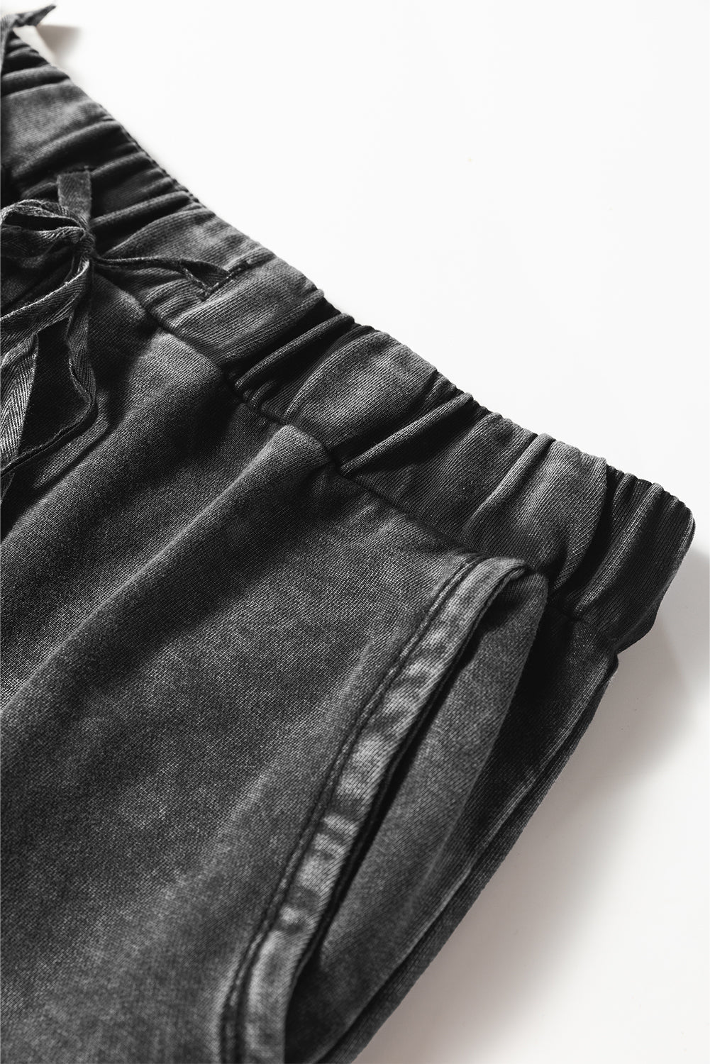 black wide leg pants