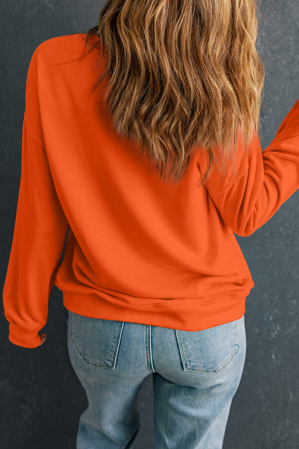sequin graphic sweatshirt