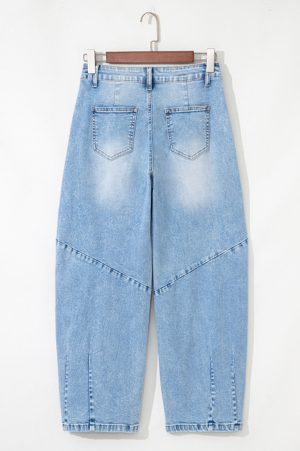 flower patched jeans