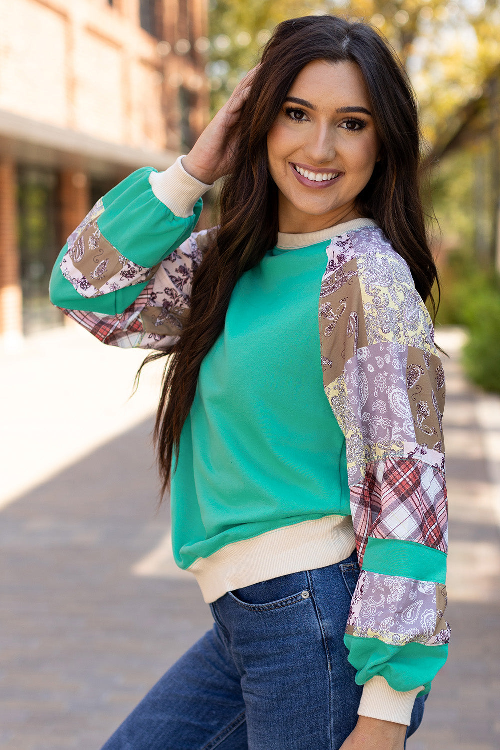 raglan top womens