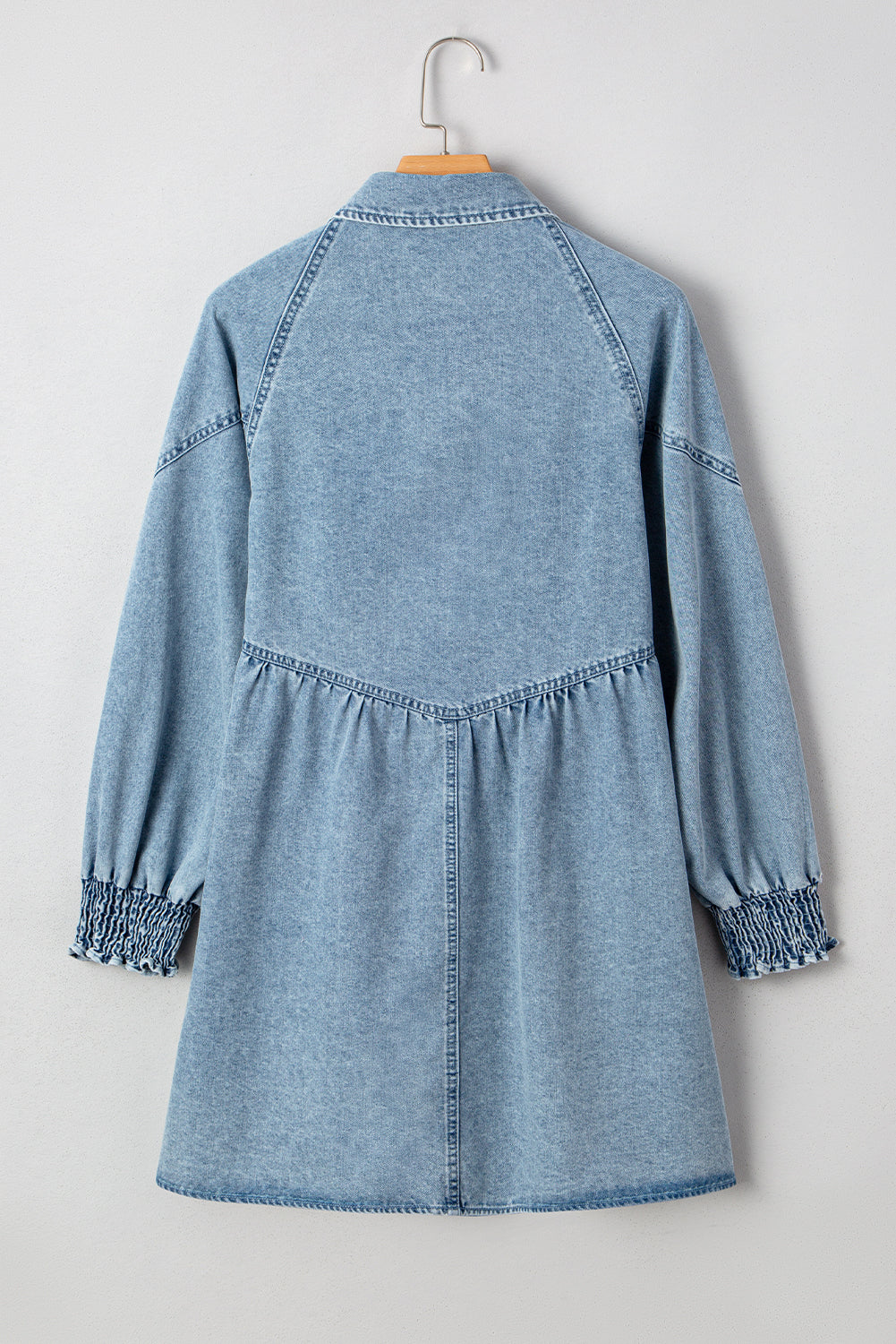 denim shirt mini dress