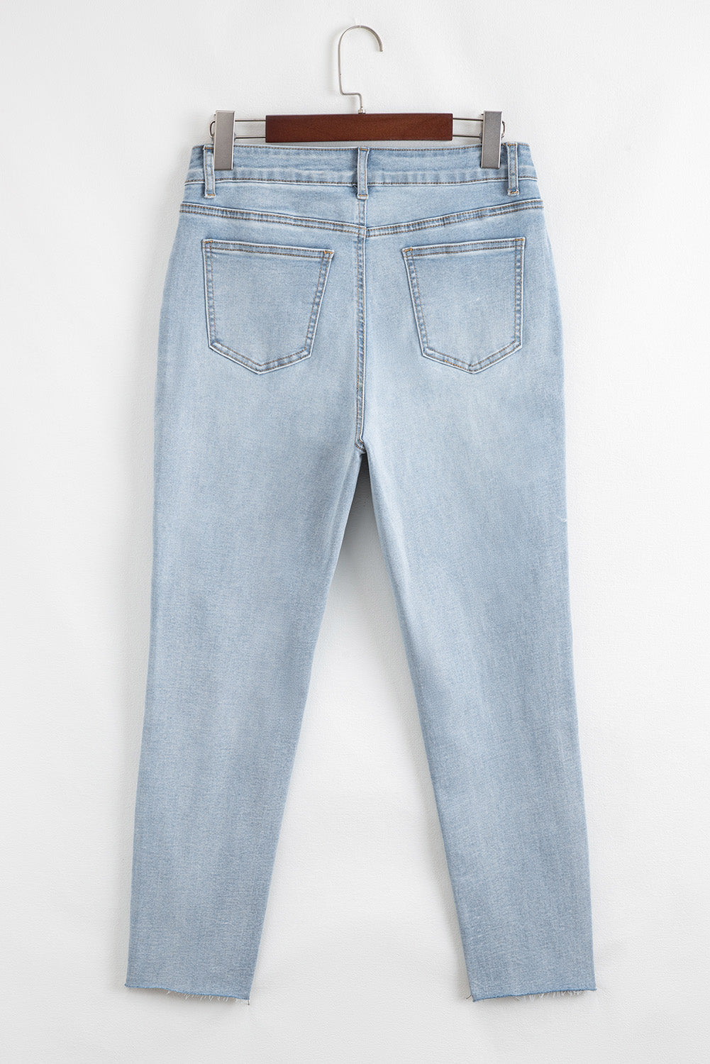 distressed skinny jeans