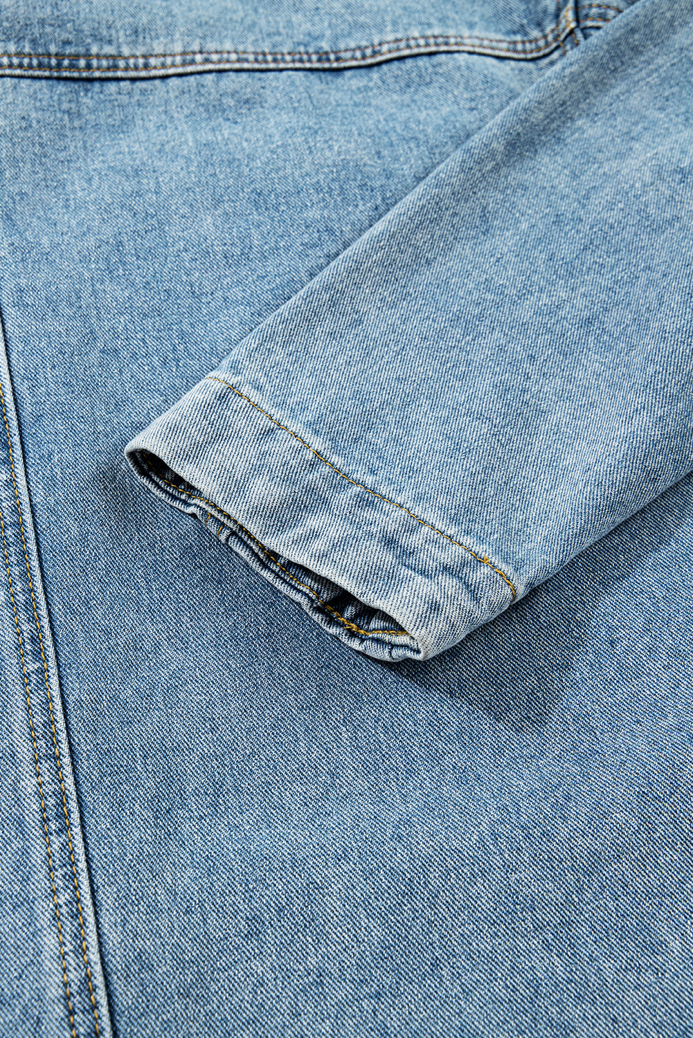 blue denim jacket