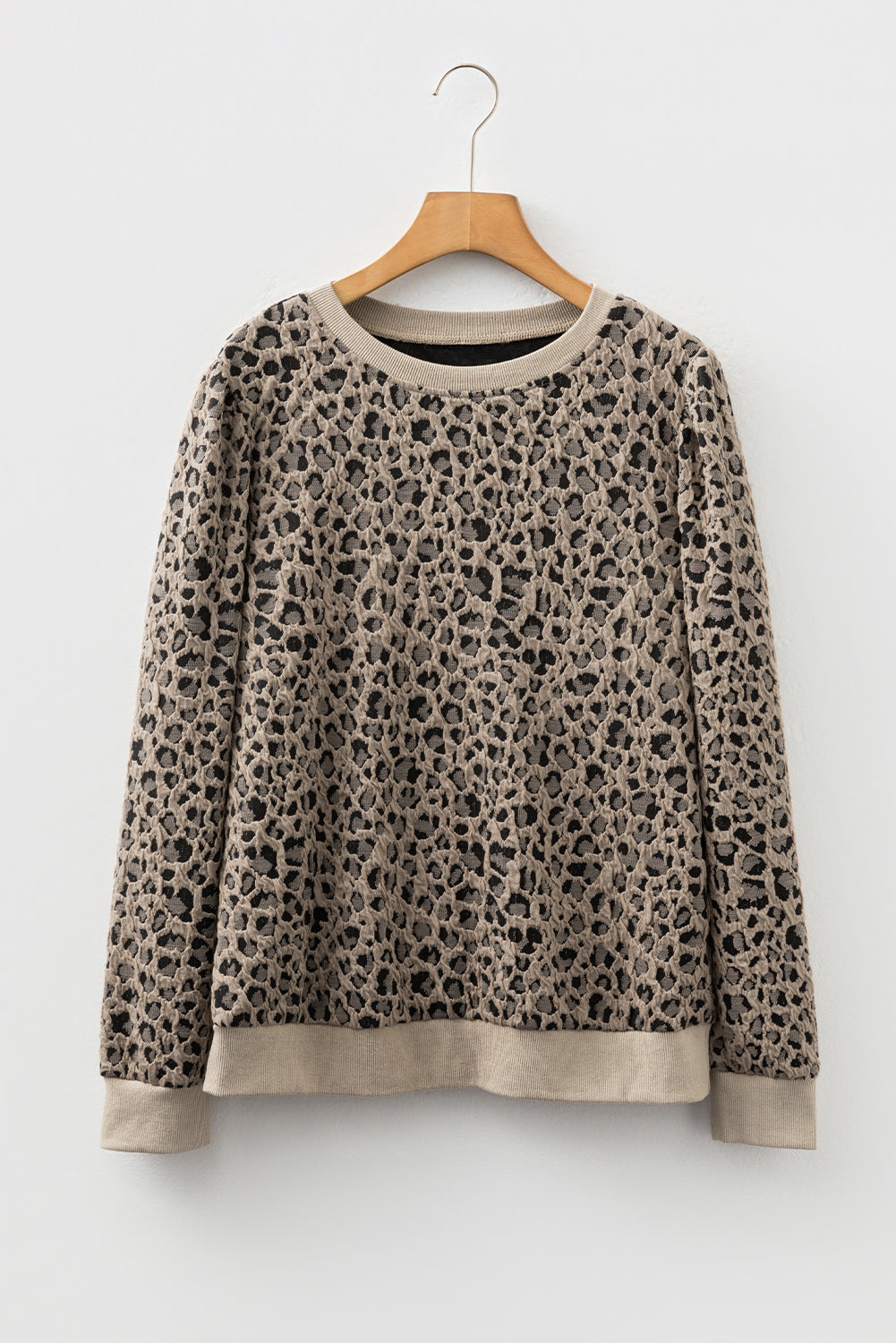 leopard long sleeve top