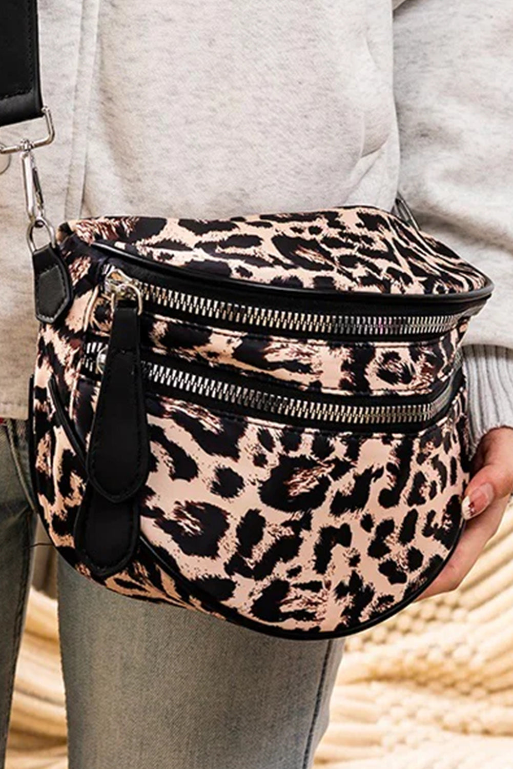 camouflage print bag