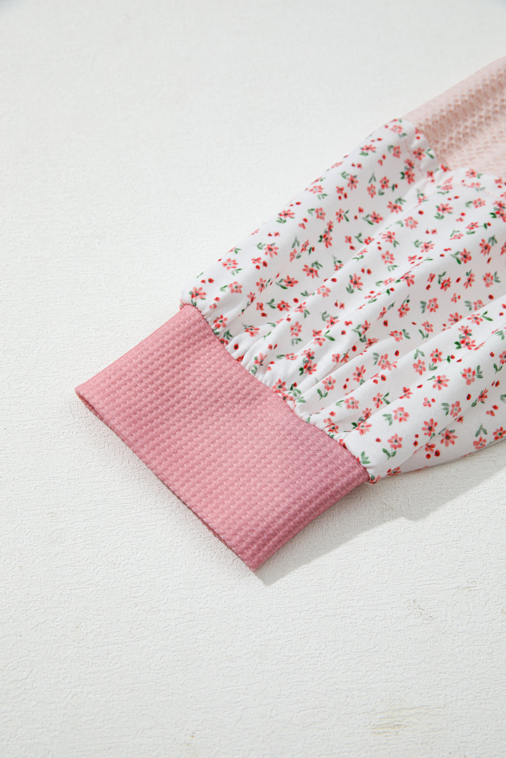 floral patchwork hoodie