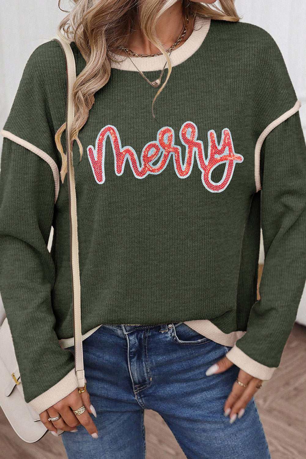 graphic long sleeve top