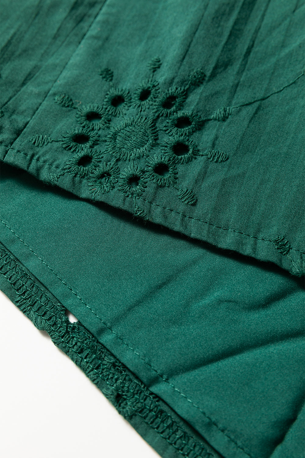 eyelet embroidered dress