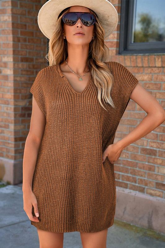 v neck t shirt dress