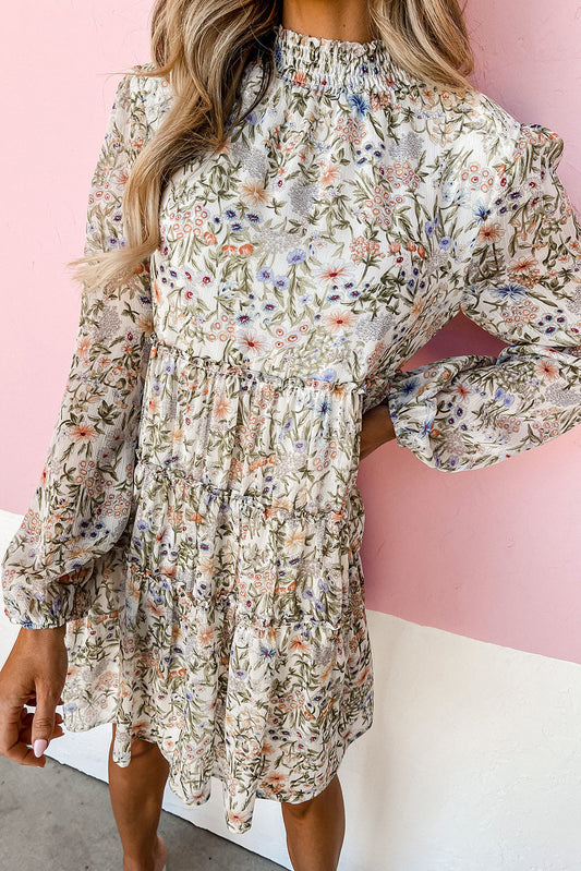 floral mini dress