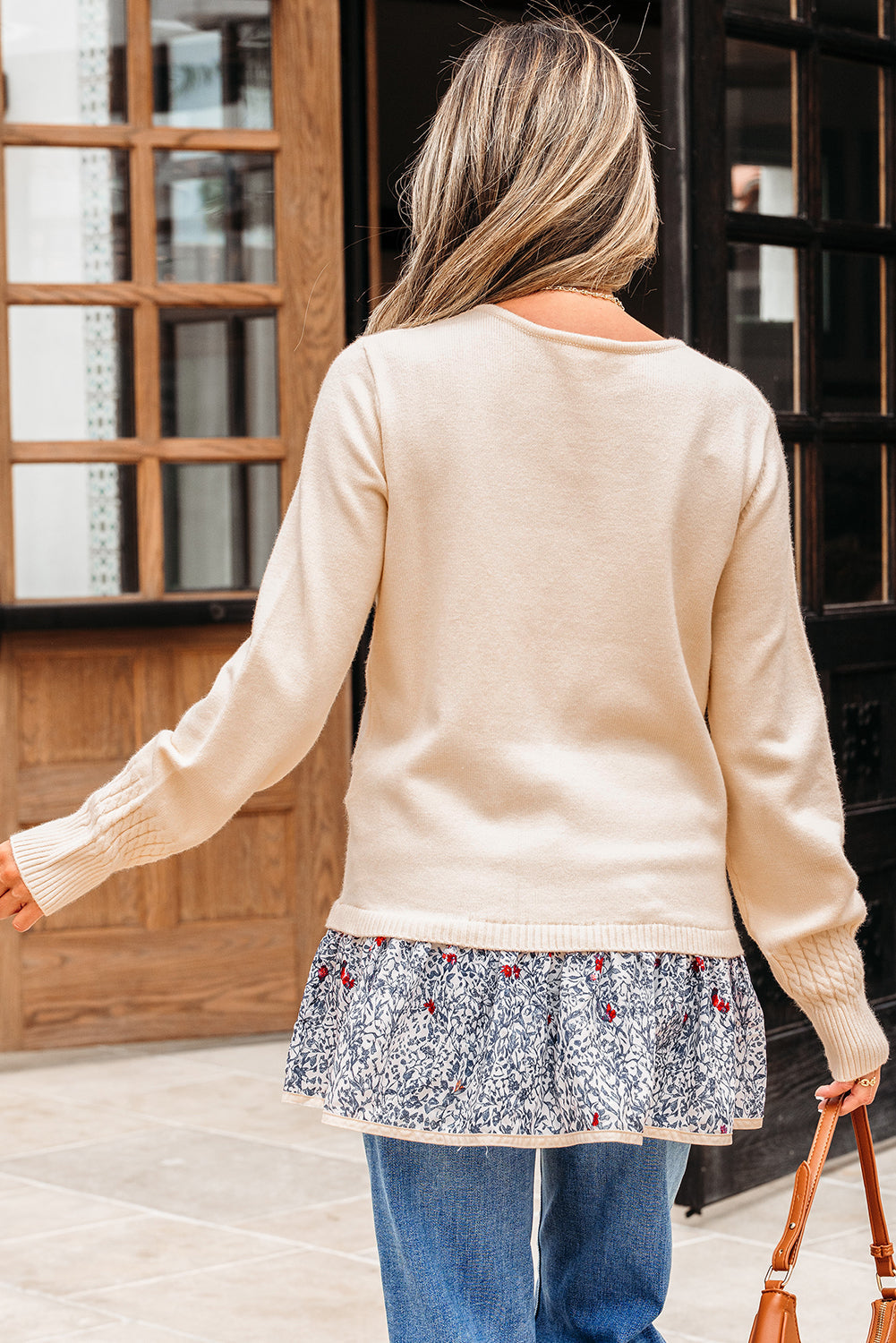patchwork sweater