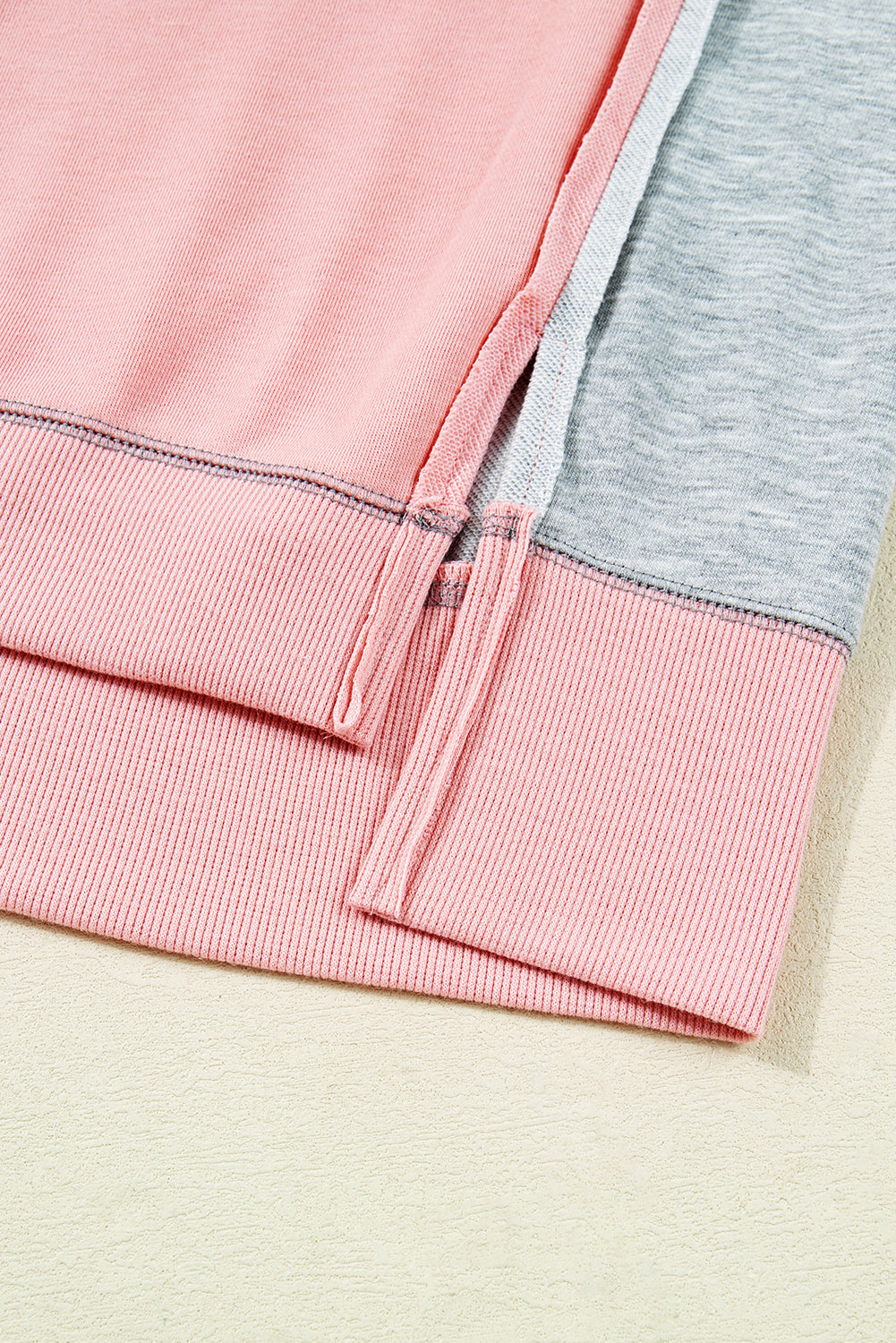 color block sweatshirt