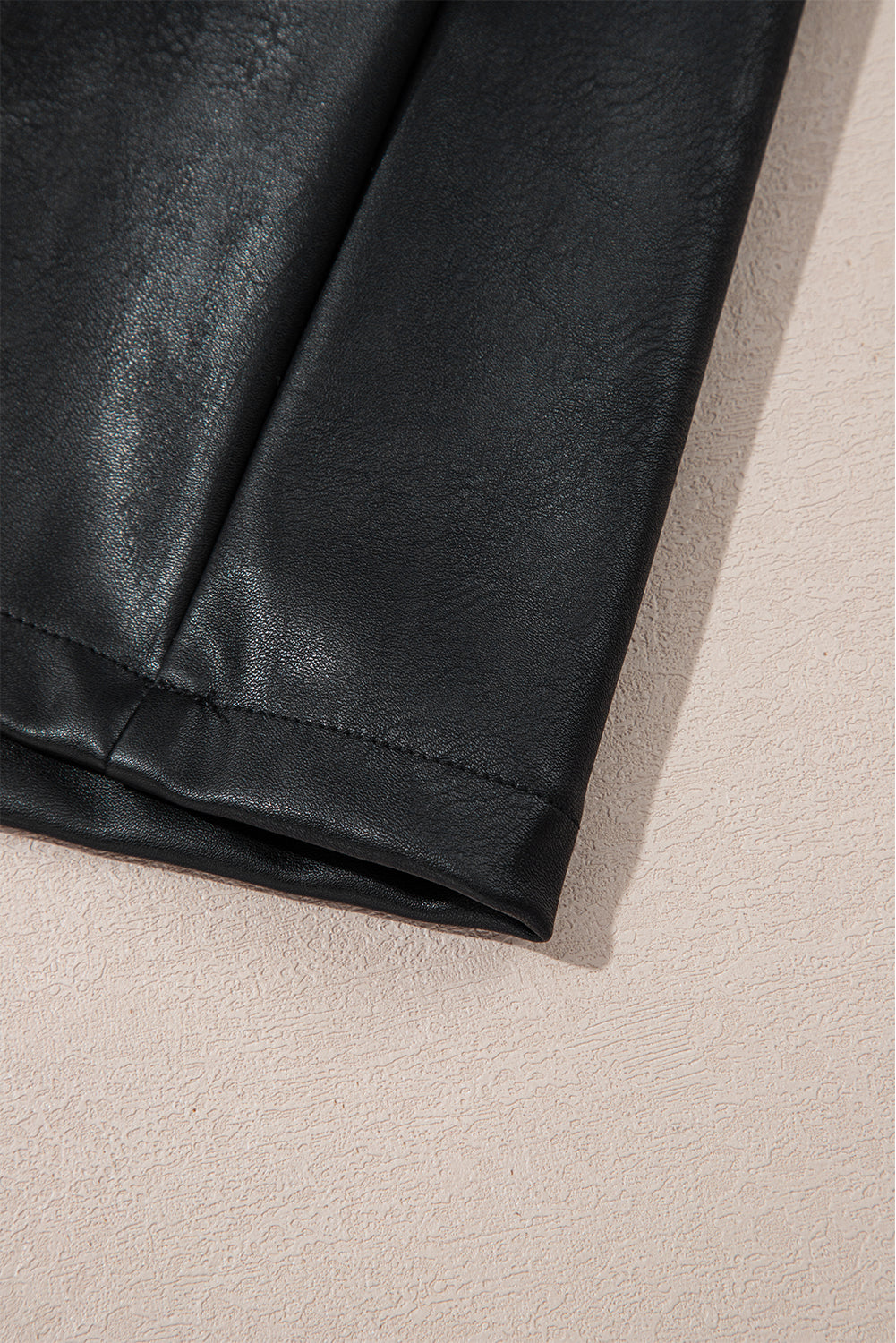 vegan leather dress