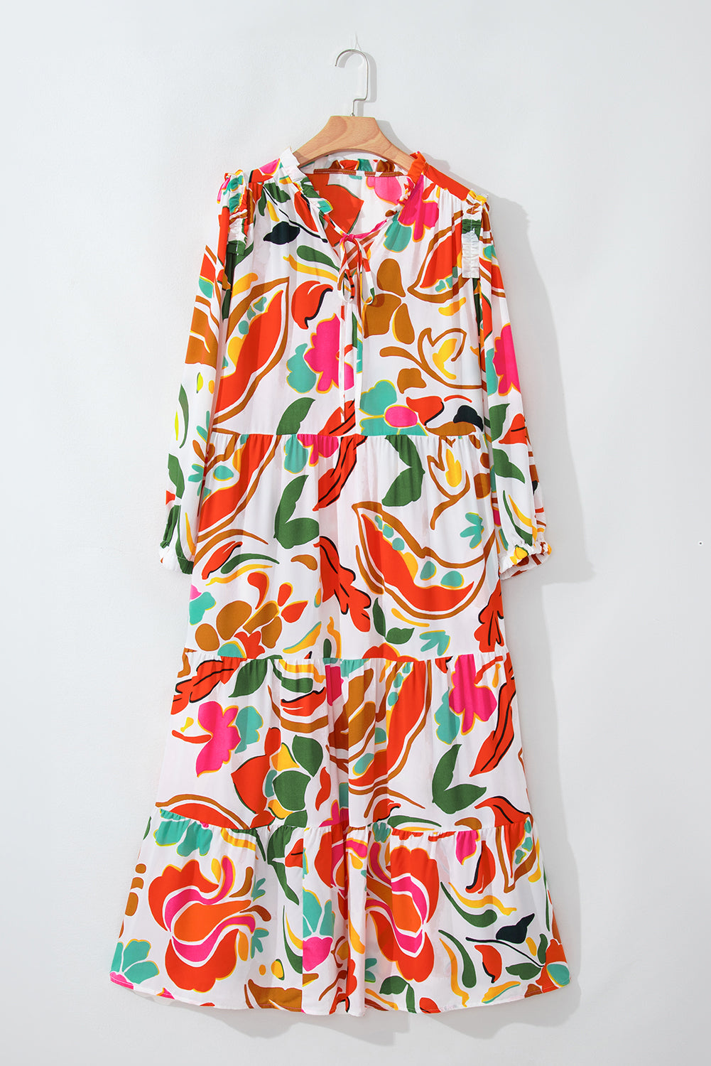 floral plus size dress