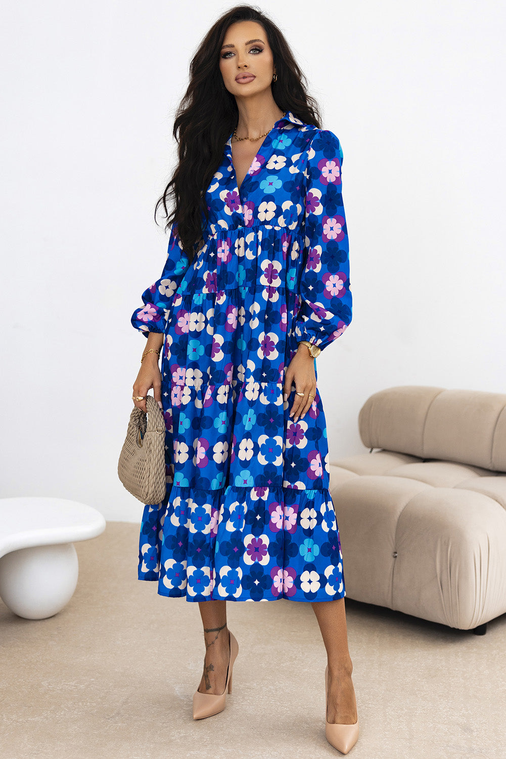 floral midi dress