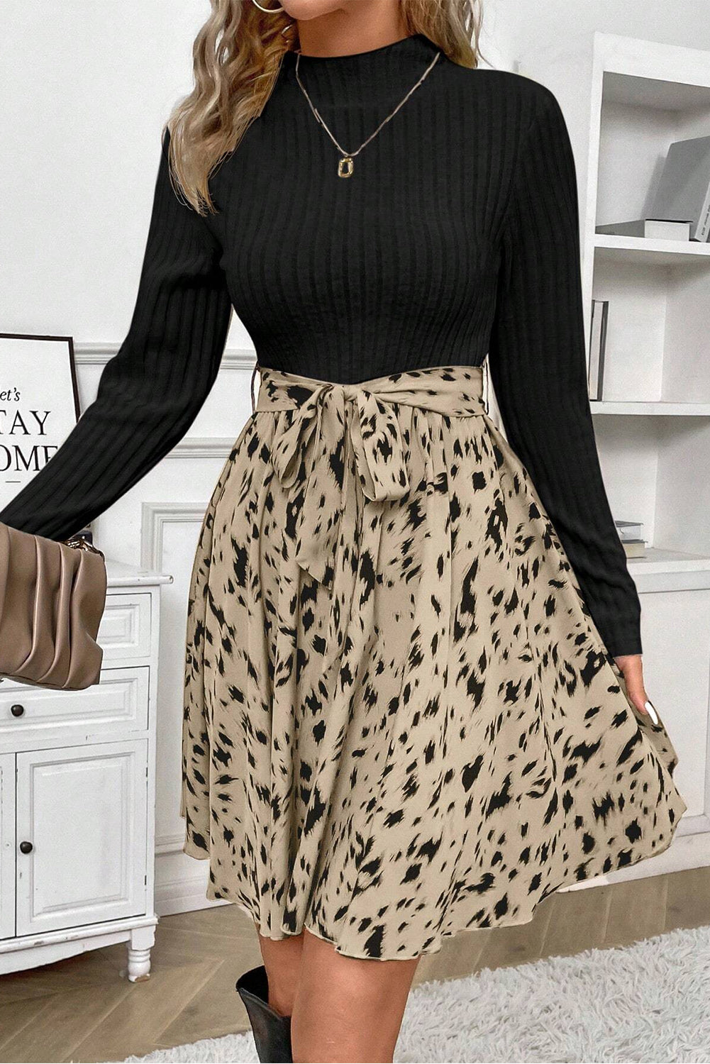 black t shirt dress