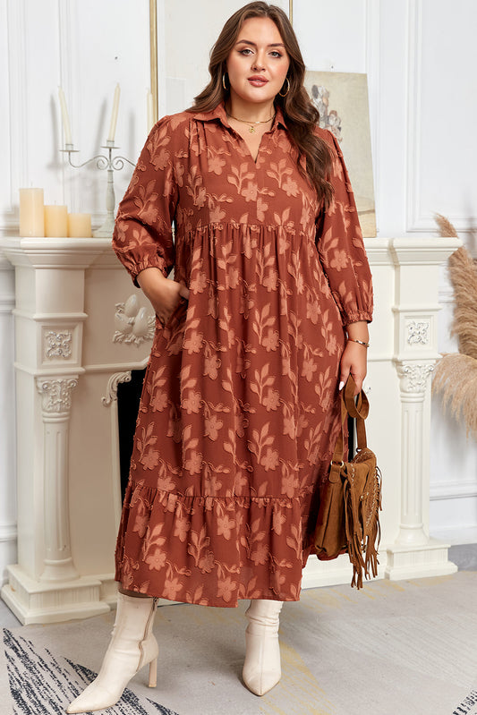 plus size floral dress
