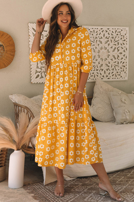 floral maxi dress