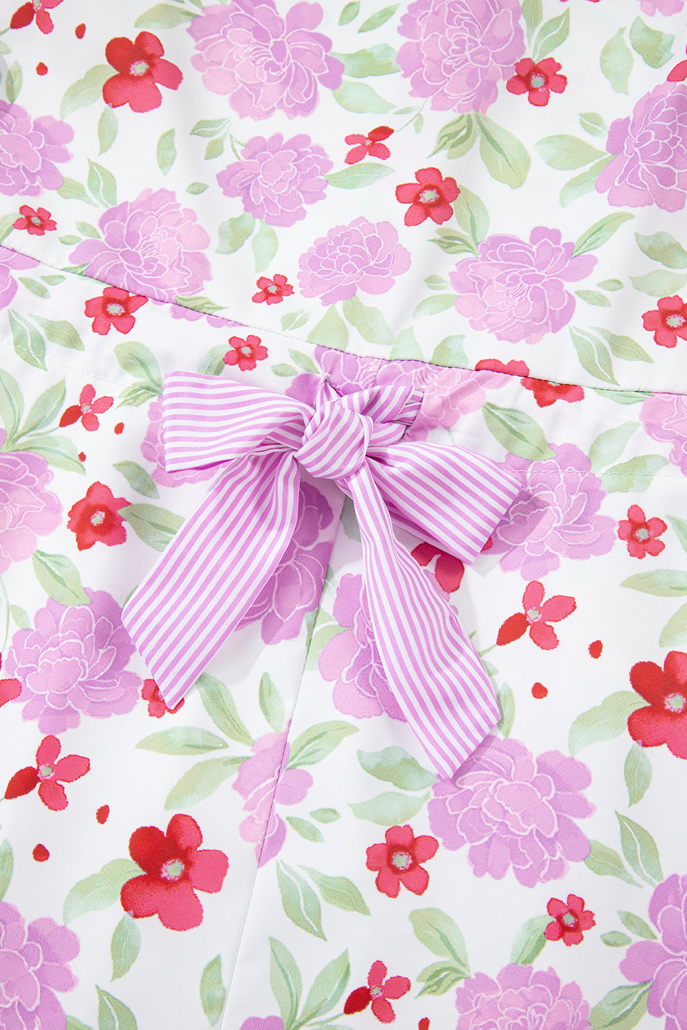 pink floral mini dress