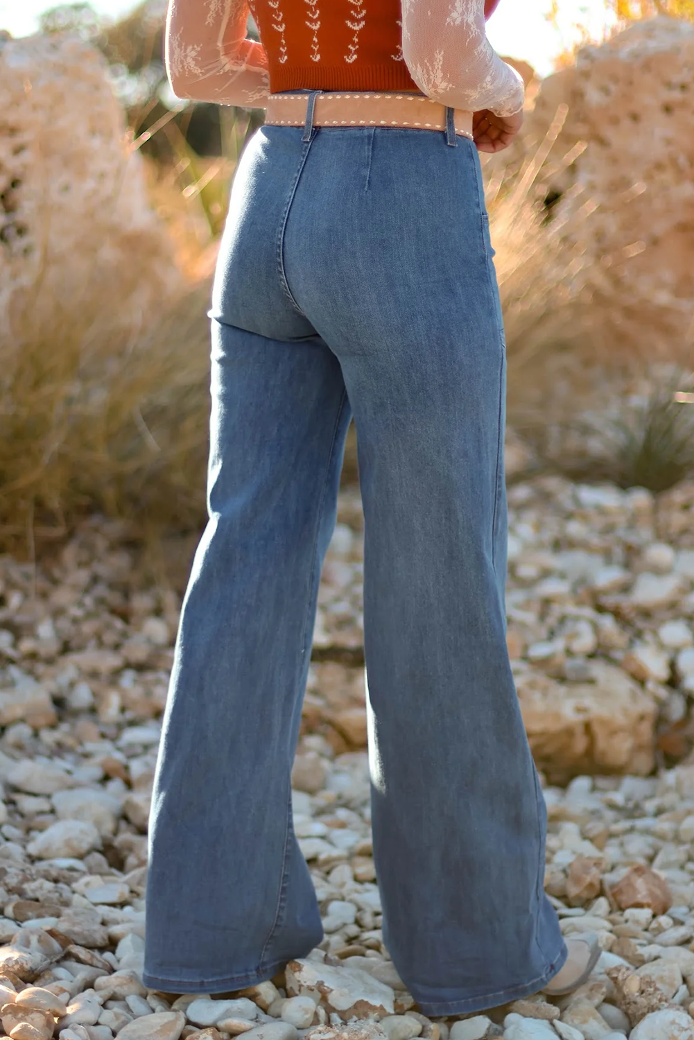 high waist jeans
