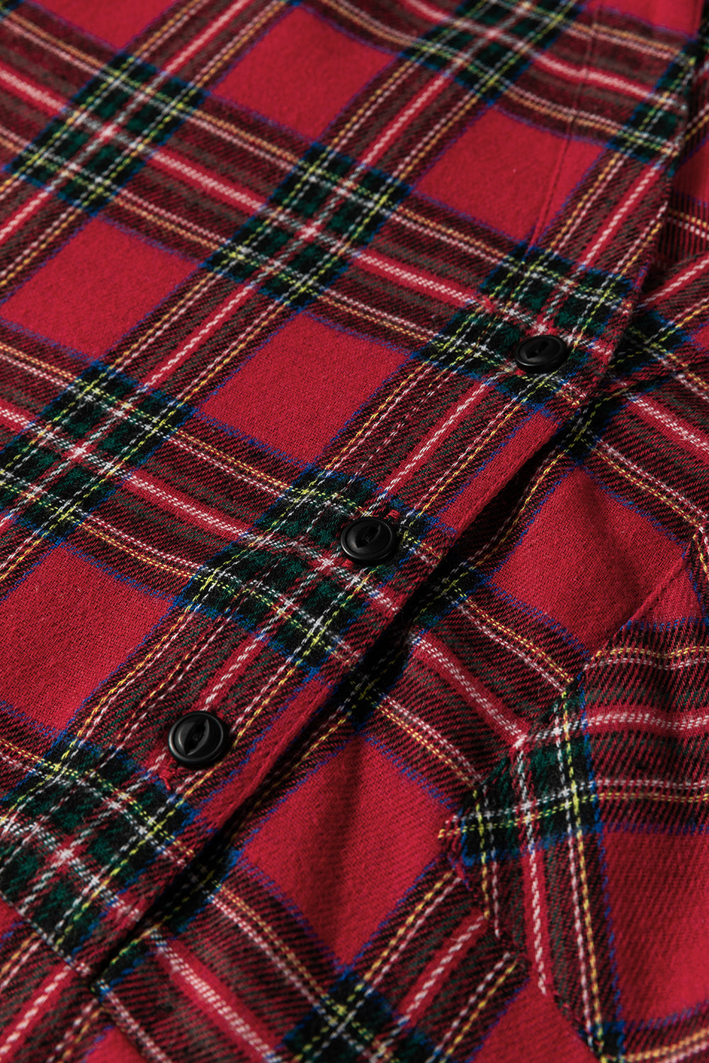 red plaid mini dress